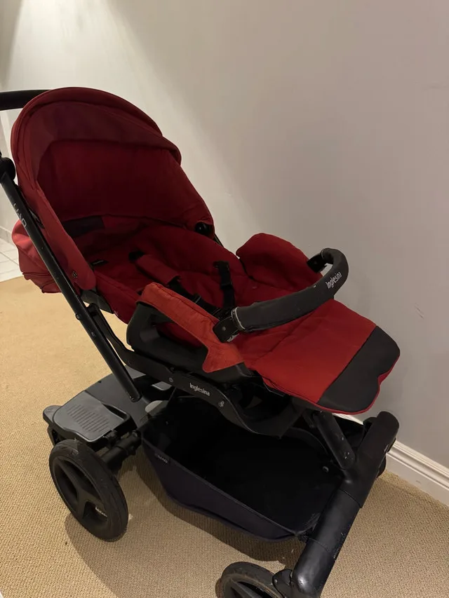 Inglesina Quad Stroller + Board – Reclines Fully, Easy Fold
