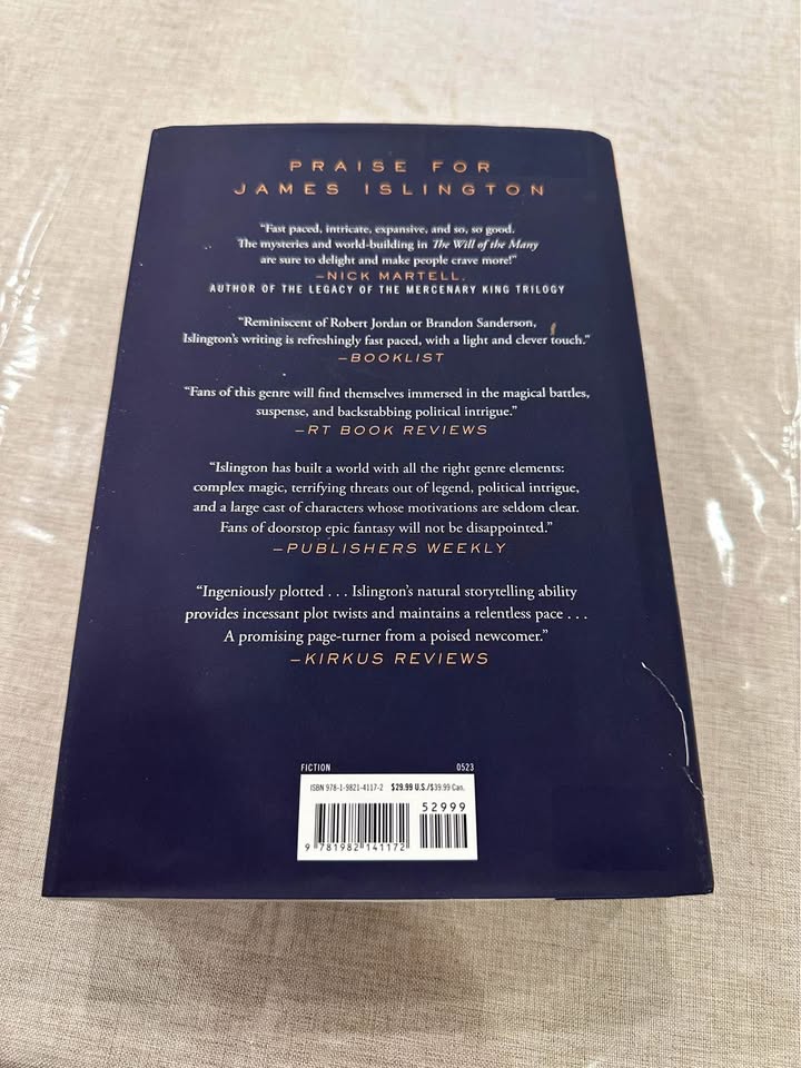 The Will of the Many by James Islington (Hardcover) - photo 2