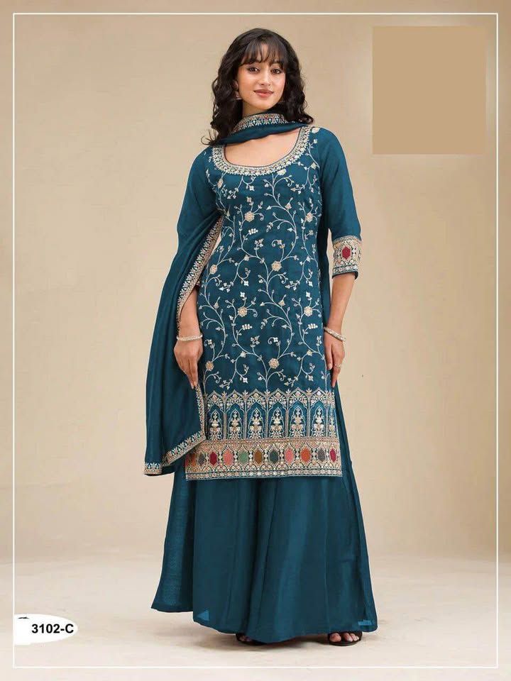 Partywear suits upto size 54 ( plus sizes ) - photo 2