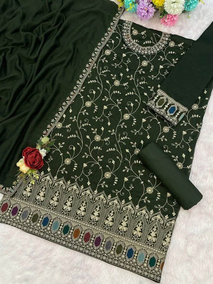 Partywear suits upto size 54 ( plus sizes ) - photo 4