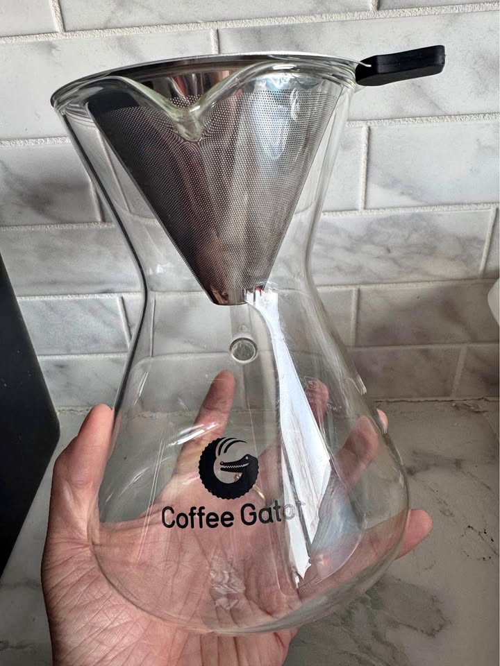 Pour Over Coffee Maker - 400ml Borosilicate Glass
