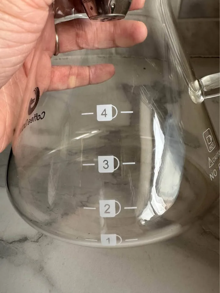 Pour Over Coffee Maker - 400ml Borosilicate Glass image indicator(3)