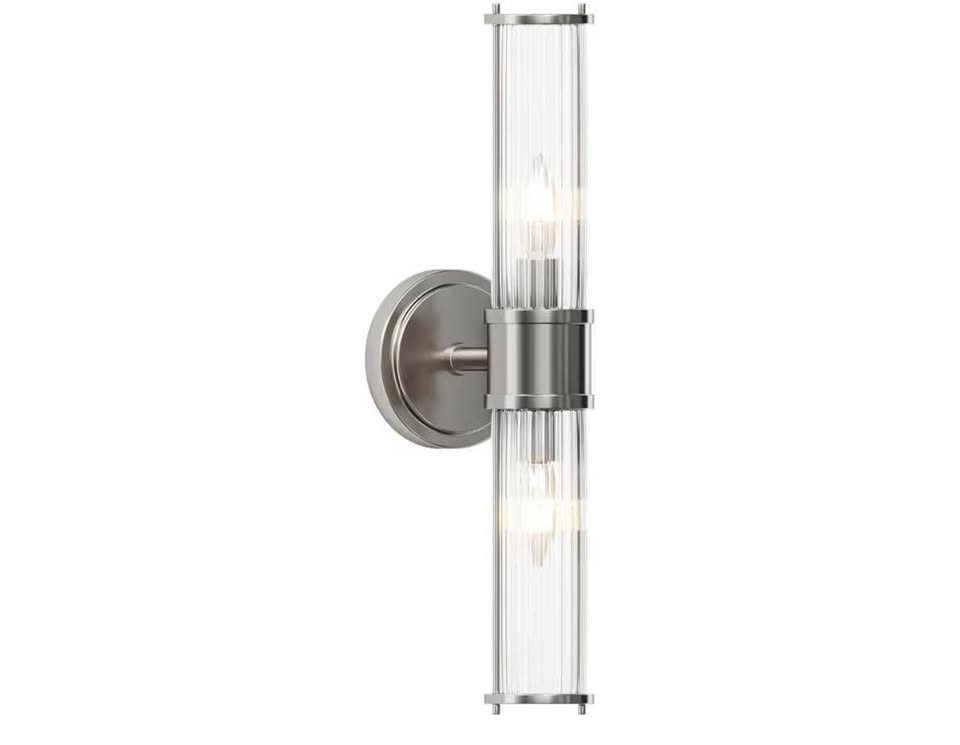 Bathroom Sconce Wall Lighting - Nickel Vanity Light - photo 5