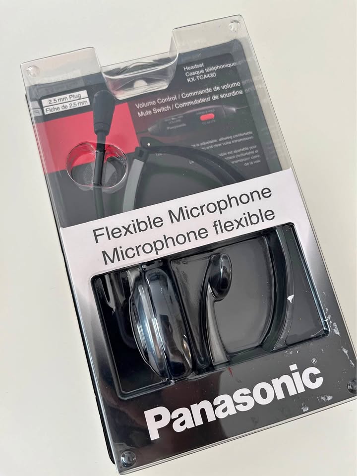 Comfort-Fit Foldable Headset with 2.5mm Jack