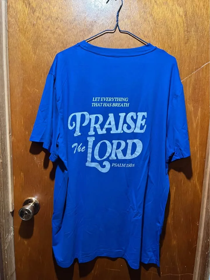 PRAISE THE LORD – XXL Christian T-Shirt image indicator(2)