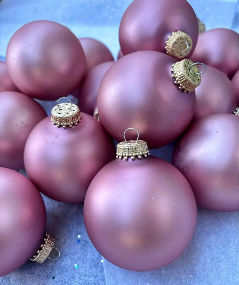 Vintage Glass Ornaments 4 boxes of 6, $15 each, all 4/$55 image indicator(3)