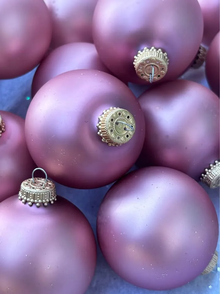 Vintage Glass Ornaments 4 boxes of 6, $15 each, all 4/$55 image indicator(5)