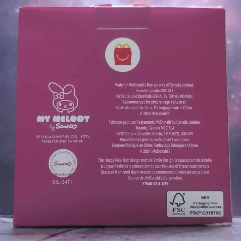 McDonald's Hello Kitty / Yu-Gi-Oh! My Melody image indicator(2)