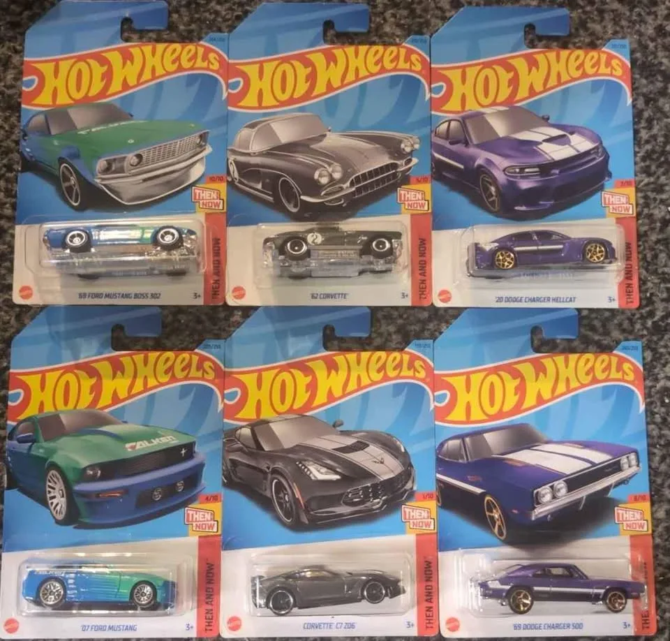 💥x6💥 Hot Wheels '23: Chevy Dodge Ford Then And Now 'Big 3' Lot! image indicator(7)