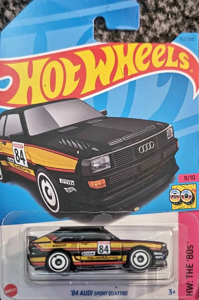 Hot Wheels '23: 1984 Audi Sport Quattro (black)