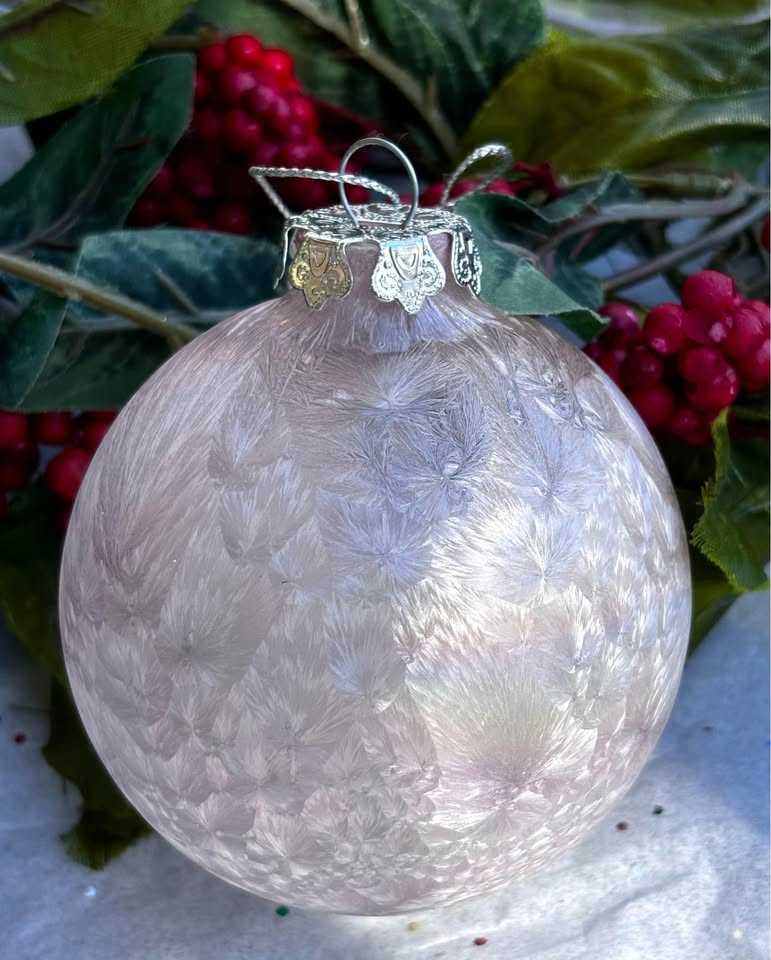Vintage Round Glass Ornaments - photo 3