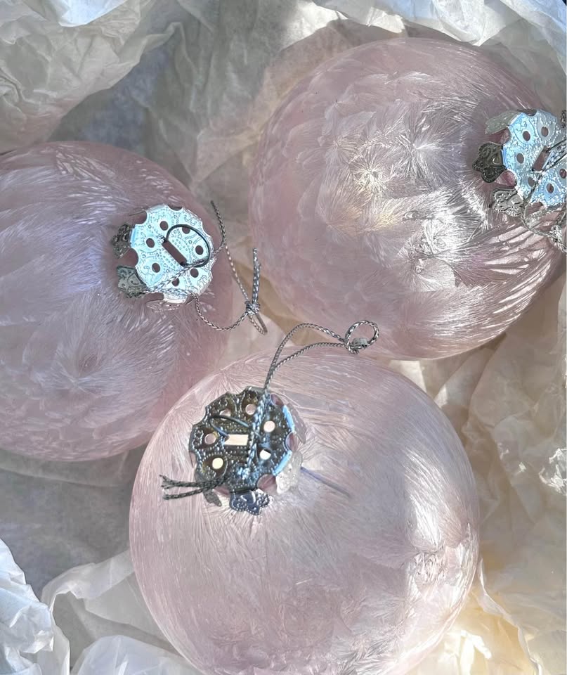 Vintage Round Glass Ornaments - photo 5