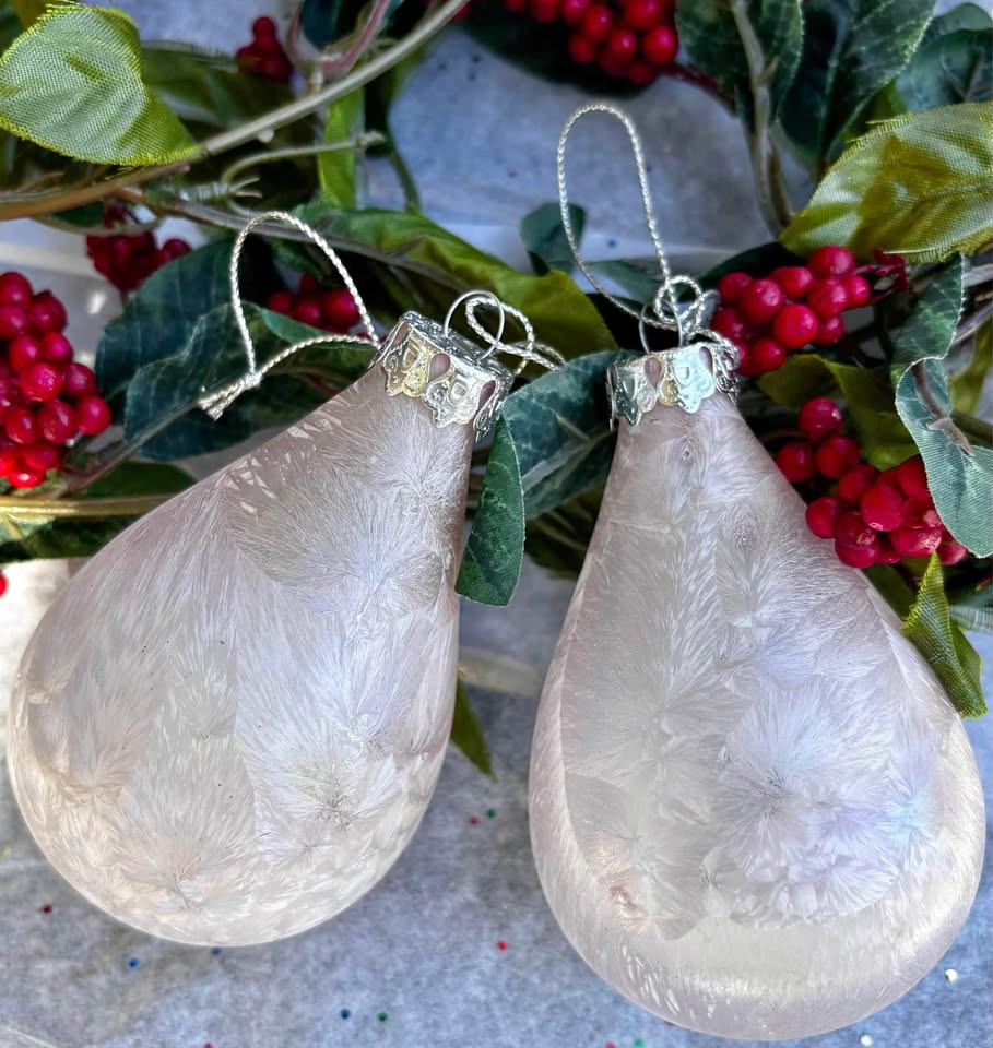 Vintage Pear Shape Ornaments