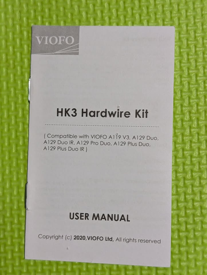 HK3 Acc Dashcam Hardwire Cable - photo 5