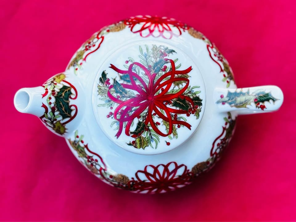 Christmas Garland Teapot Vintage 1994 Andrea by Sadek - photo 2