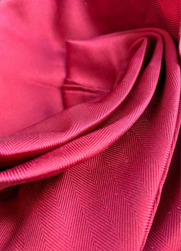 Cranberry Red Tablecloth 70” Round Spill Resistant Fabric