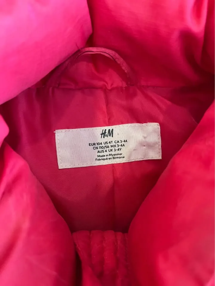 H&M toddler water-repellent puffer jacket (3-4T) image indicator(2)
