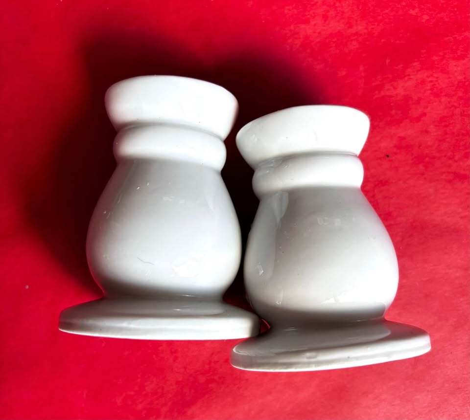 Vintage Holiday Ceramic Candlestick Holders Set of 2 - photo 5