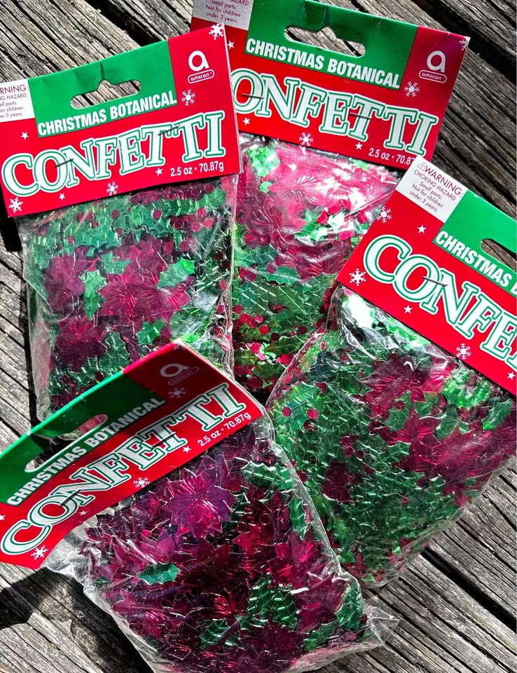Holiday Confetti Botanical Shapes New $2 each, all 4 for $5