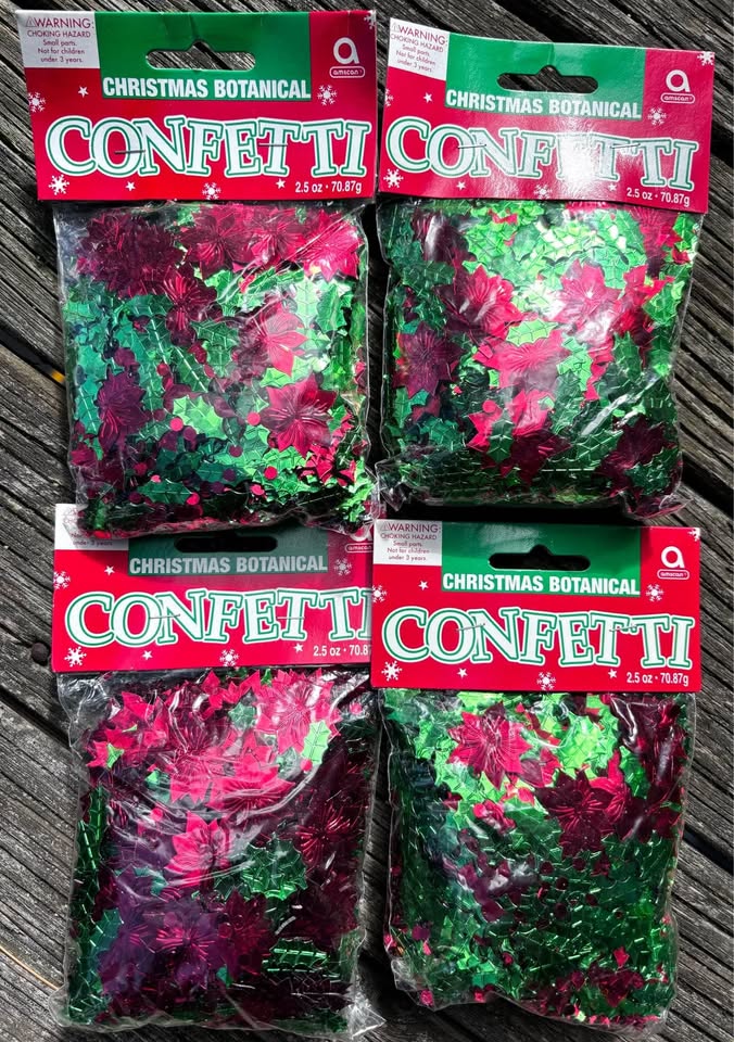Holiday Confetti Botanical Shapes New $2 each, all 4 for $5 - photo 2
