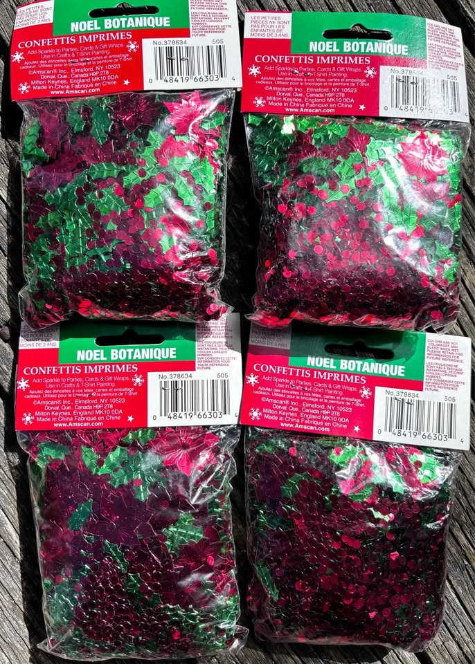 Holiday Confetti Botanical Shapes New $2 each, all 4 for $5 - photo 3