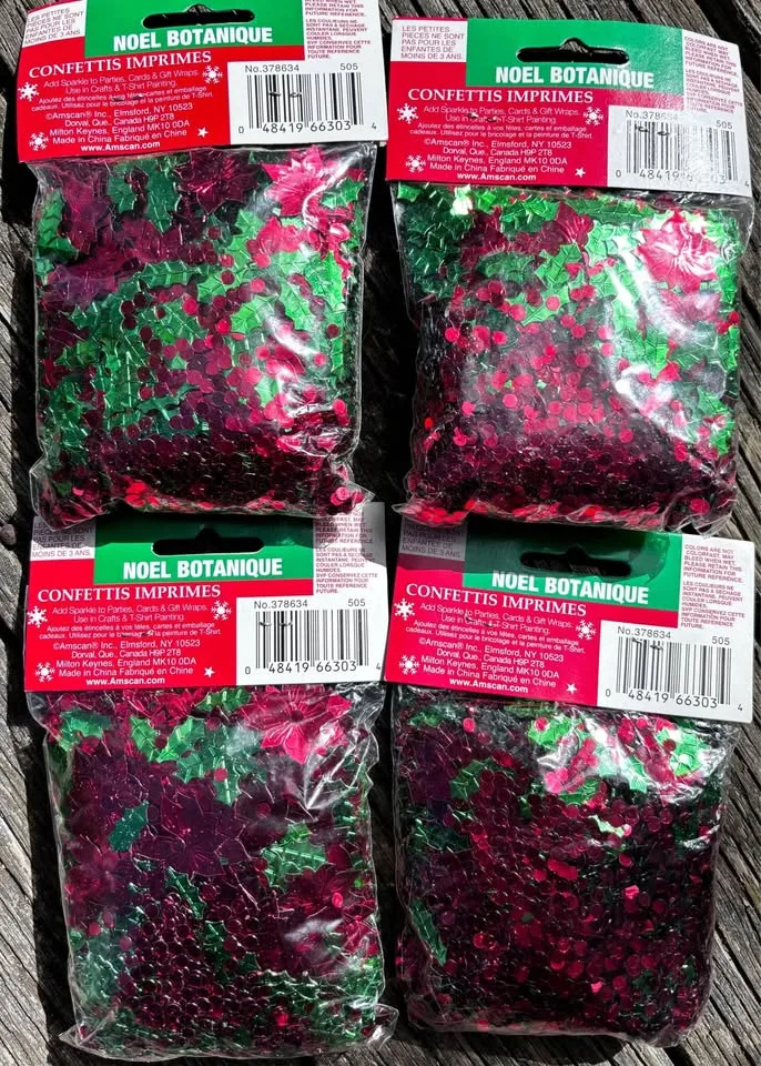 Holiday Confetti Botanical Shapes New $2 each, all 4 for $5 image indicator(3)