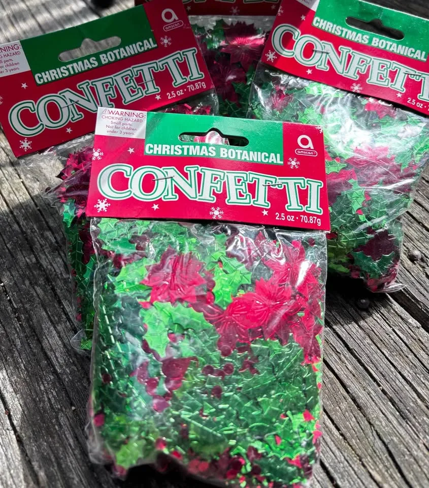 Holiday Confetti Botanical Shapes New $2 each, all 4 for $5 image indicator(4)