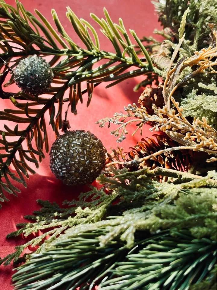 Faux Pine & Spruce Garland Like New image indicator(3)