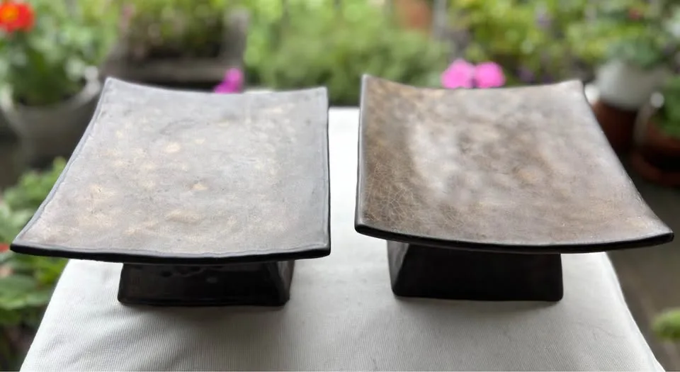 Bronzed Sculptural Candle Holder - 2 Available image indicator(3)