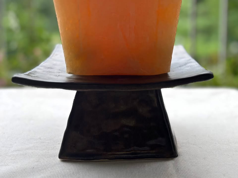 Bronzed Sculptural Candle Holder - 2 Available - photo 4