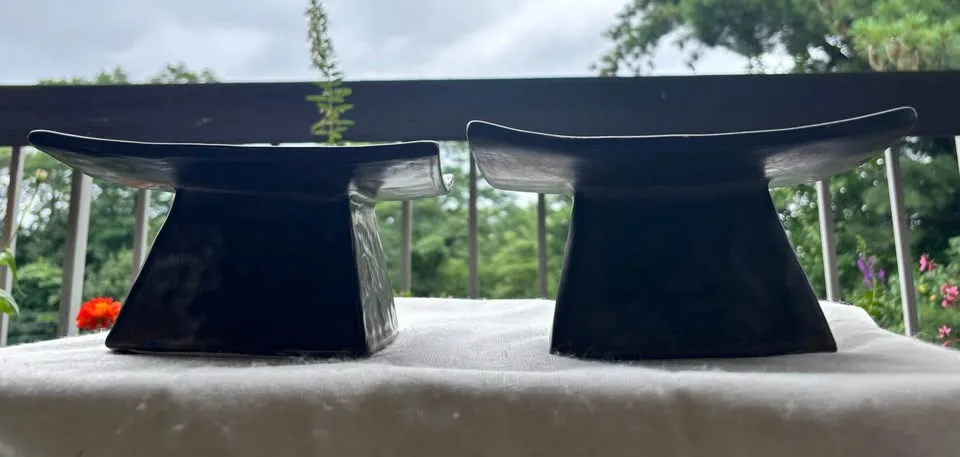 Bronzed Sculptural Candle Holder - 2 Available image indicator(9)