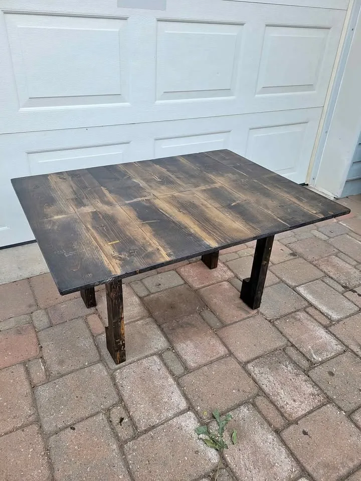 Rustic coffee table handmade with soild wood