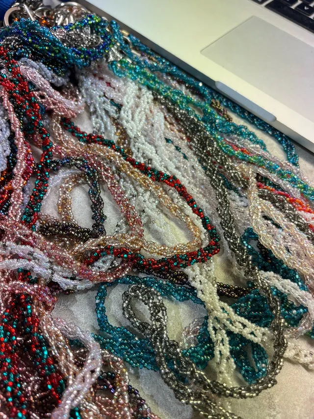 Beaded Lanyard 60 available, handmade. image indicator(2)