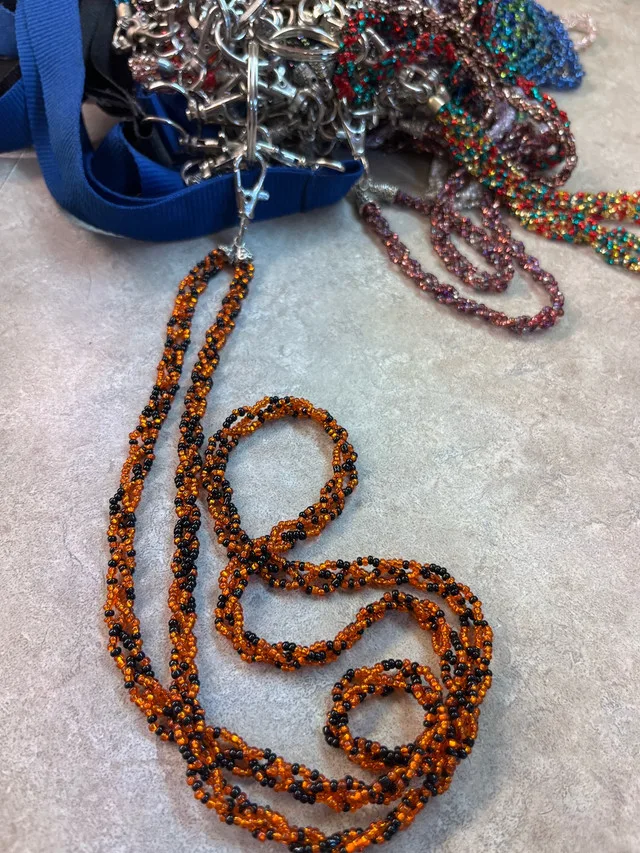 Beaded Lanyard 60 available, handmade. image indicator(3)