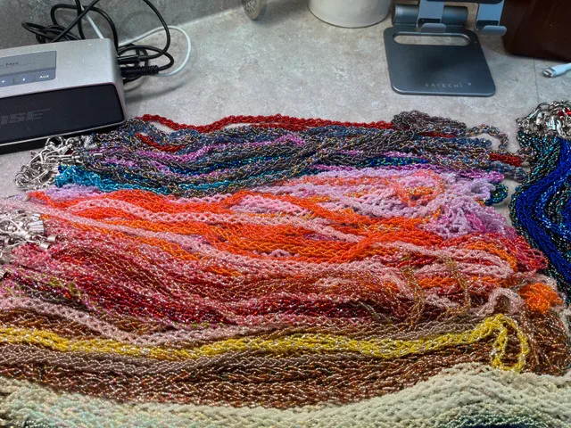 Beaded Lanyard 60 available, handmade. image indicator(5)