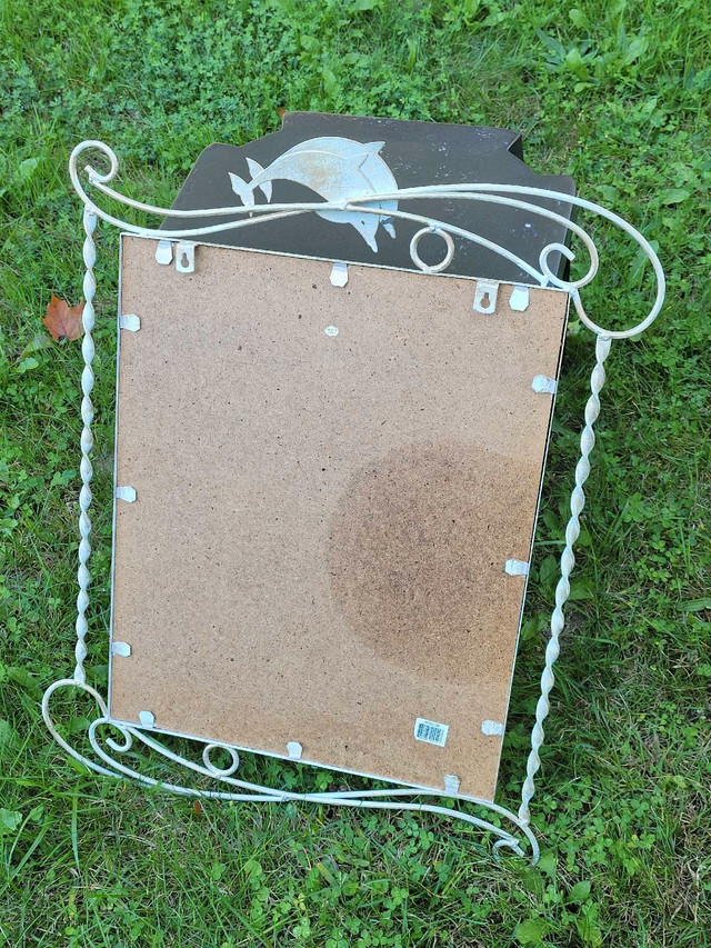 Vintage French iron mirror - photo 2