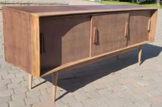 Mid Century Modern TV Stand, Vintage Deilcraft Sideboard