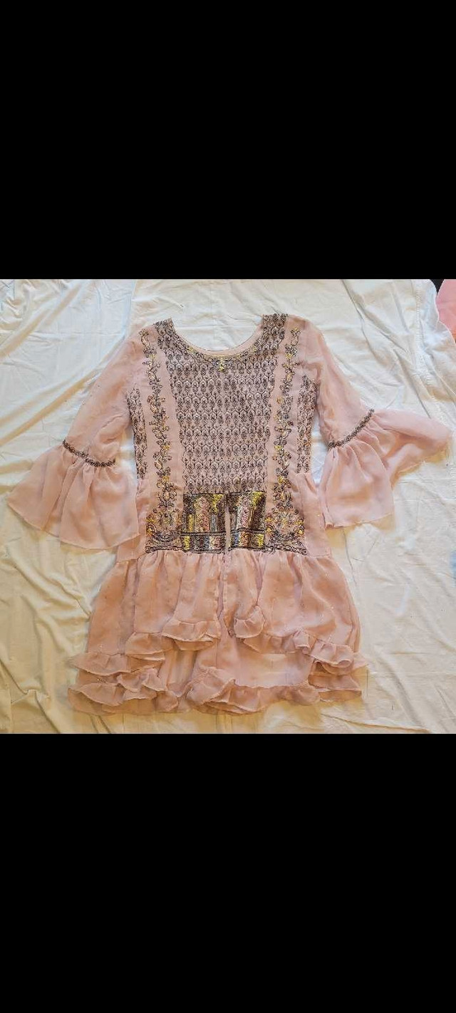 (E) Zaveri Cream Blouse Chic Top