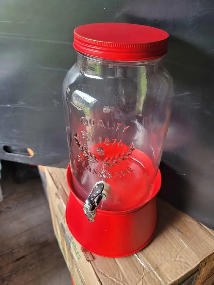 🥕 1.5 gallon glass beverage dispenser image indicator(3)