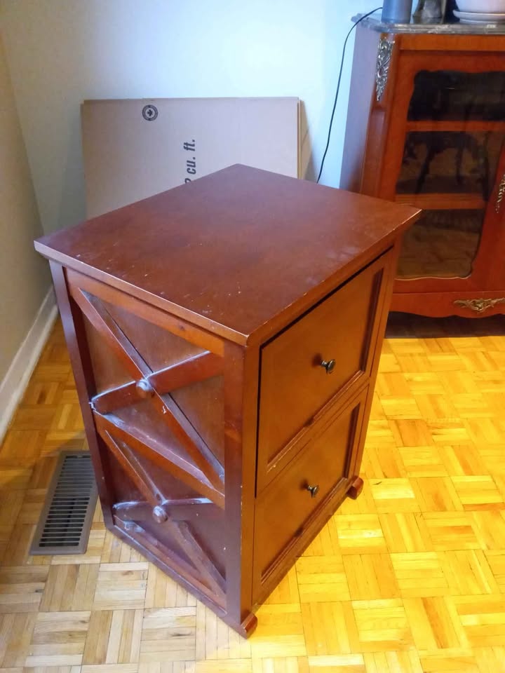 Wood File Cabinet - photo 3