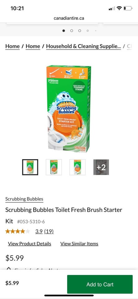 Toilet Bowl Brush Starter Kit - photo 2