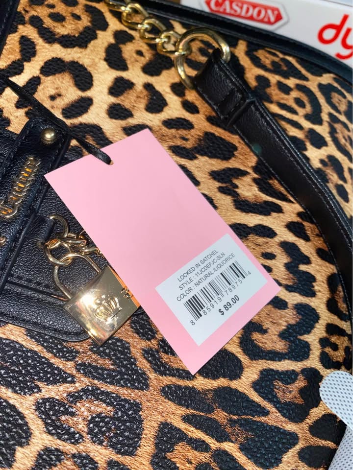 Juicy Couture Leopard Locked in Satchel Handbag - photo 5