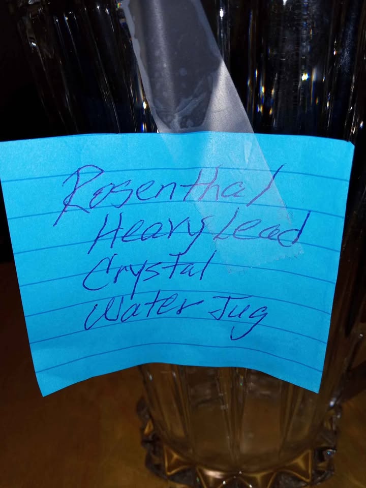 Rosenthal Crystal Water Jug - photo 2
