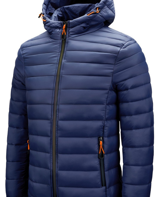 Men’s Hooded/ Puffer Jacket! Size M