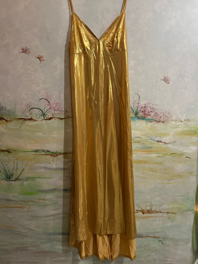 Gold Gown and Kimono Set! Size L - photo 3