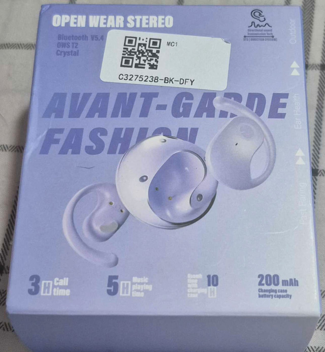 Avant-Garde Fashion OWS T2 Crystal Earbuds