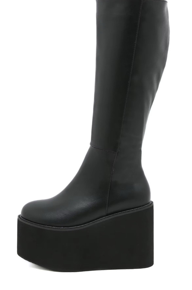 Platform Knee High Boots! Size 8 - photo 2