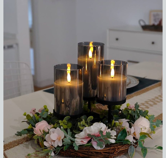 LED Flameless Candles! Grey - photo 2