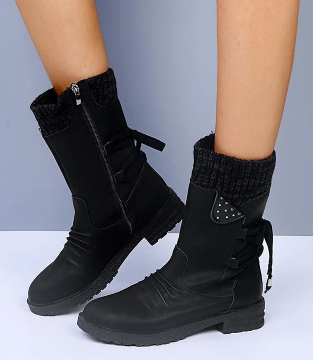 Knitted Winter Boots! Size 9.5