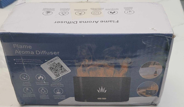 Flame Aroma Diffuser, Black - photo 2